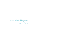 Desktop Screenshot of matthagens.com