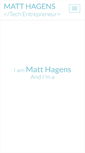 Mobile Screenshot of matthagens.com